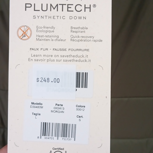 SAVE THE DUCK, men's jacket in L - Picture 6 of 6